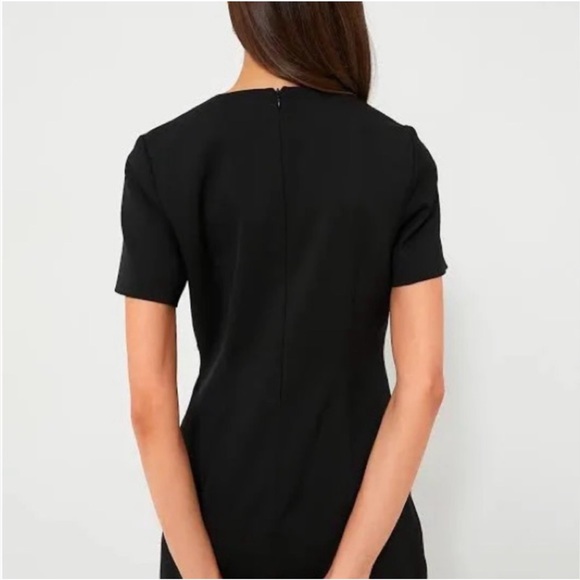 Hyacinth House bow patches faux wrap black dress size XL - Picture 5 of 10